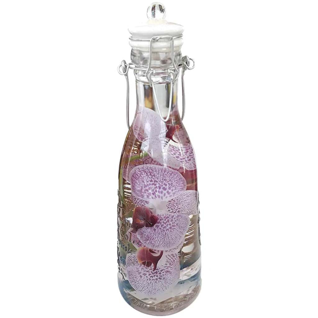 PURPLE SPECKLED ORCHID VASE