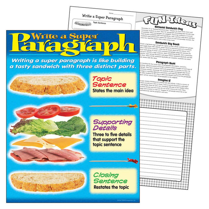 Write A Super Paragraph Chart