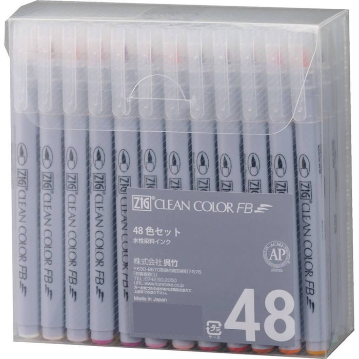 Zig Clean Color Brush Marker Set of 48 