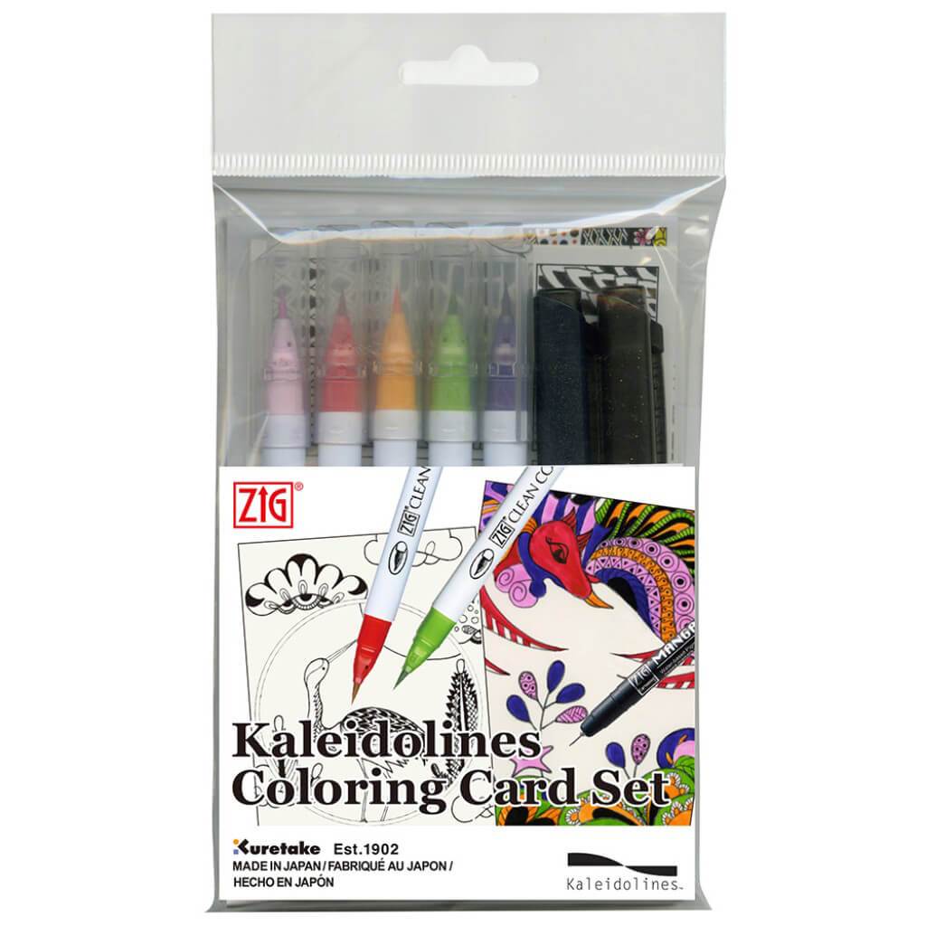 Zig Kaleidolines Coloring Card Set Hanafuda 