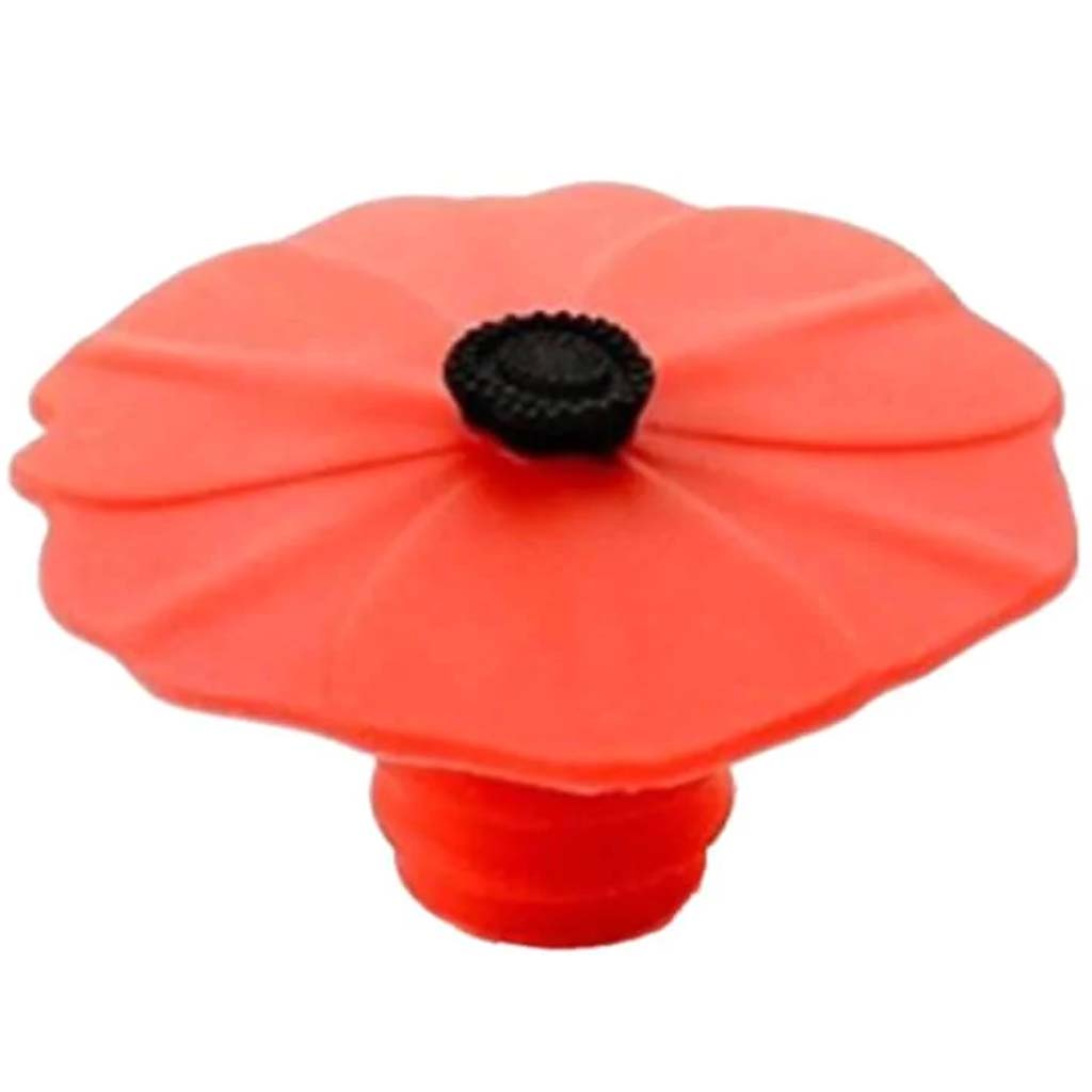 POPPY BOTTLE STOPPERS RED