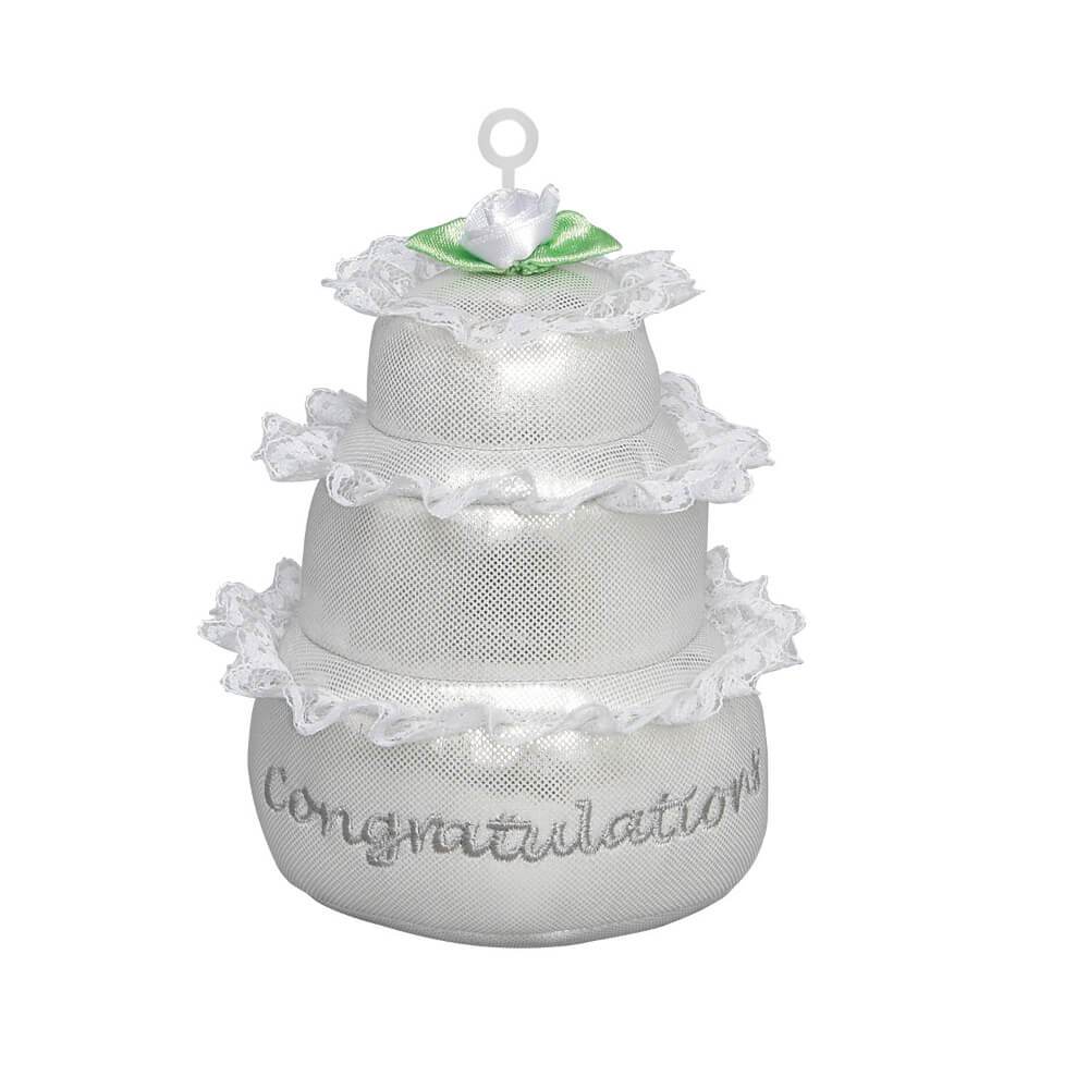 Plush Balloon Weight, Wedding Cake