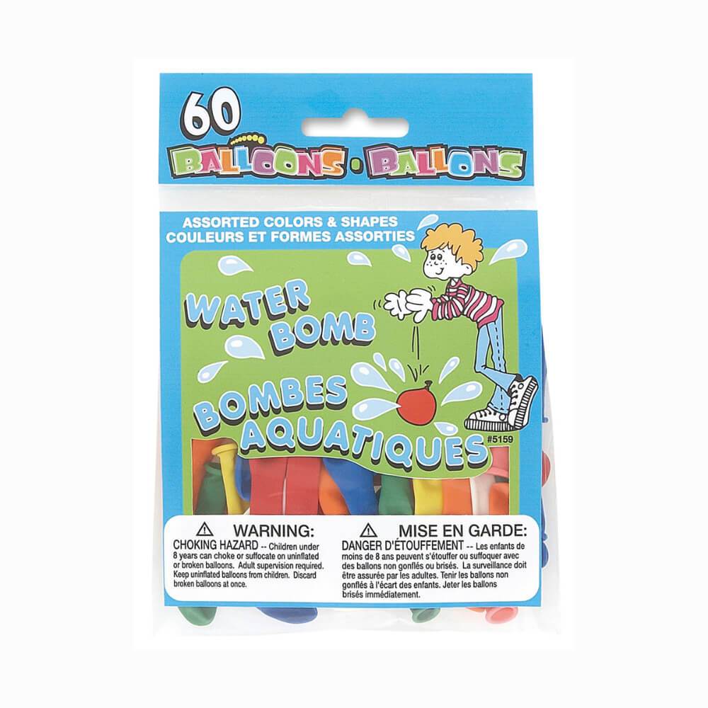 Water Bomb Balloons, 60ct 