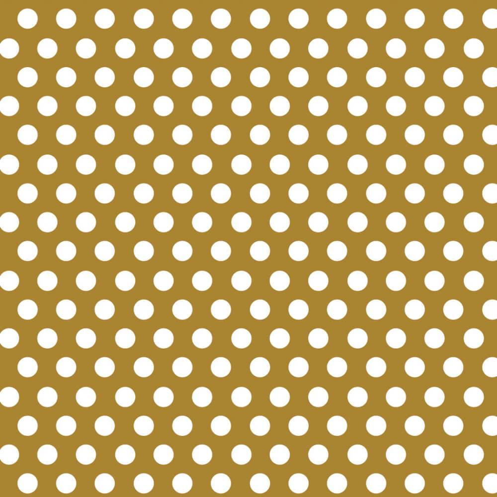 Gift Wrap 30in x 5ft, Gold Dots 