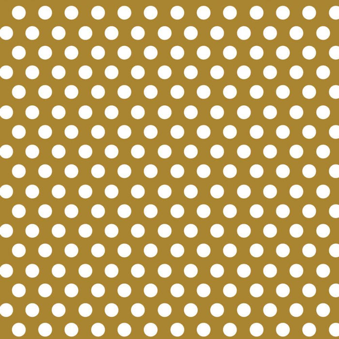 Gift Wrap 30in x 5ft, Gold Dots 