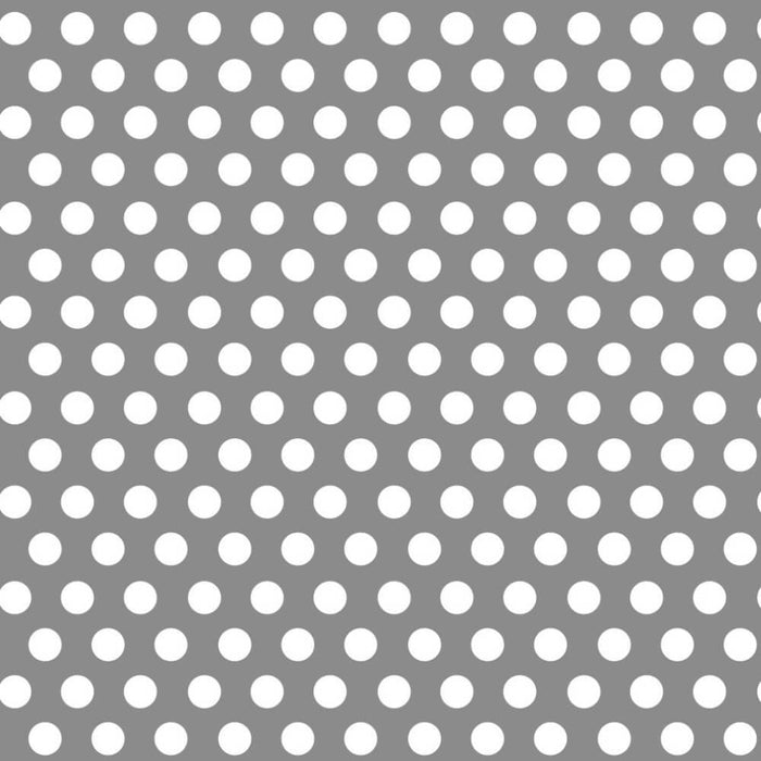 Gift Wrap 30in x 5ft, Silver Dots 