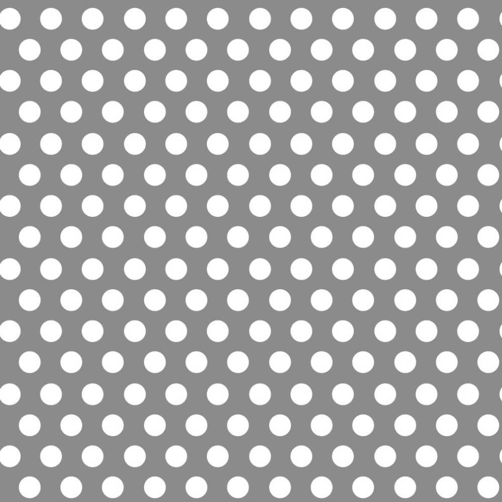 Gift Wrap 30in x 5ft, Silver Dots 