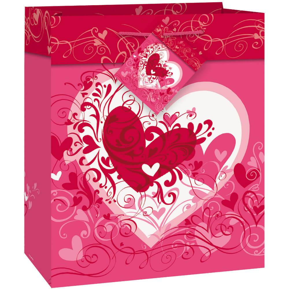 Tangled Hearts Gift Bag Small 