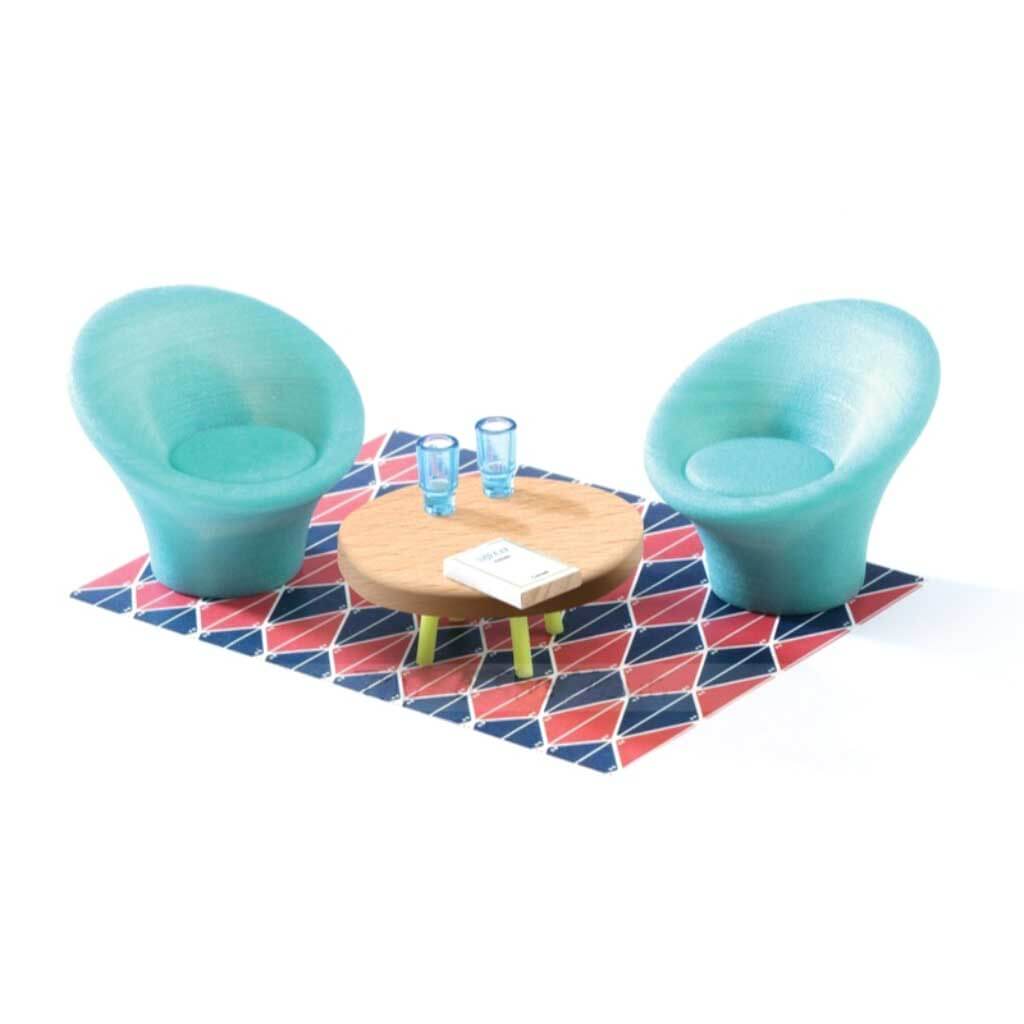 Doll's Houses The Blue Living Room