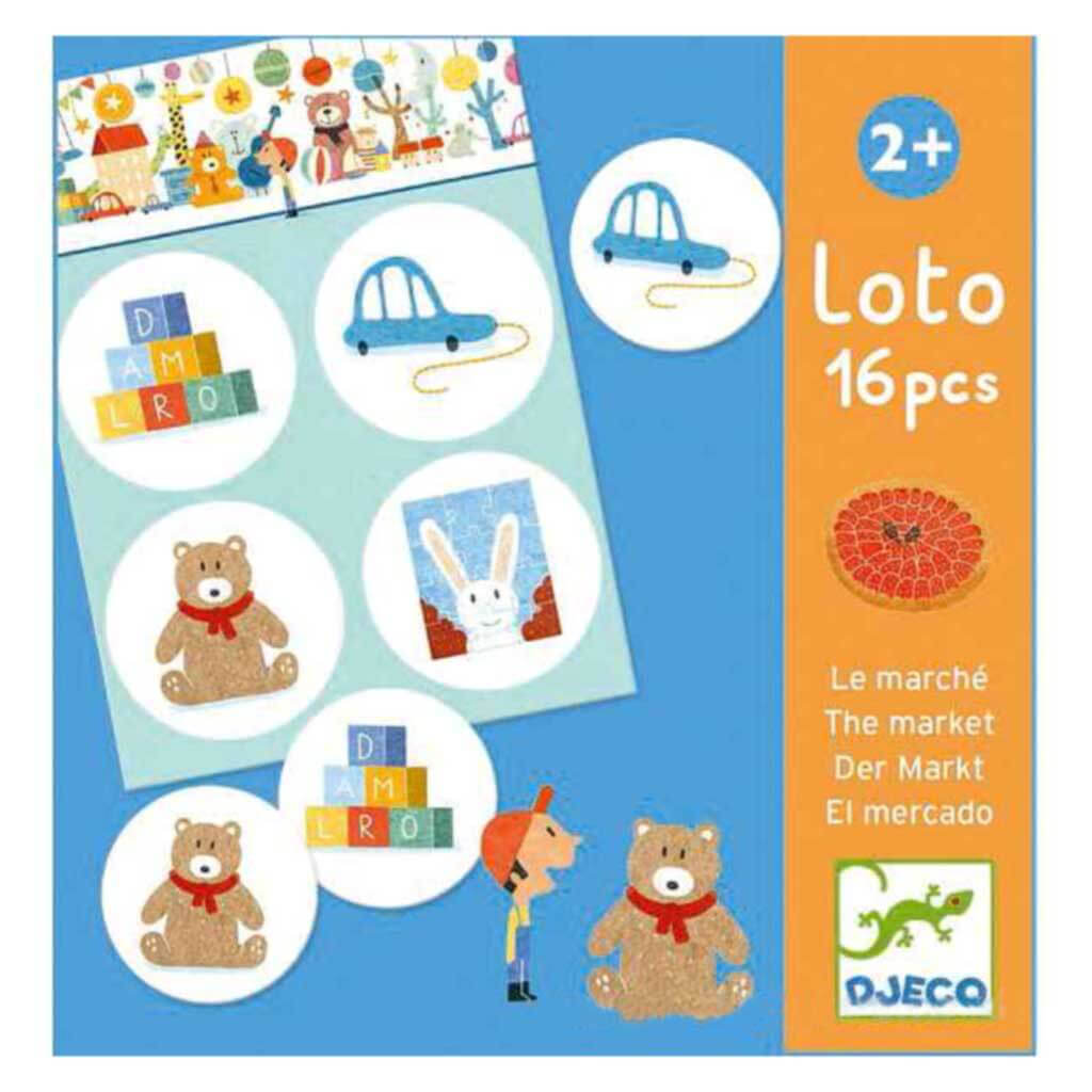 Djeco Loto The Market 16pcs