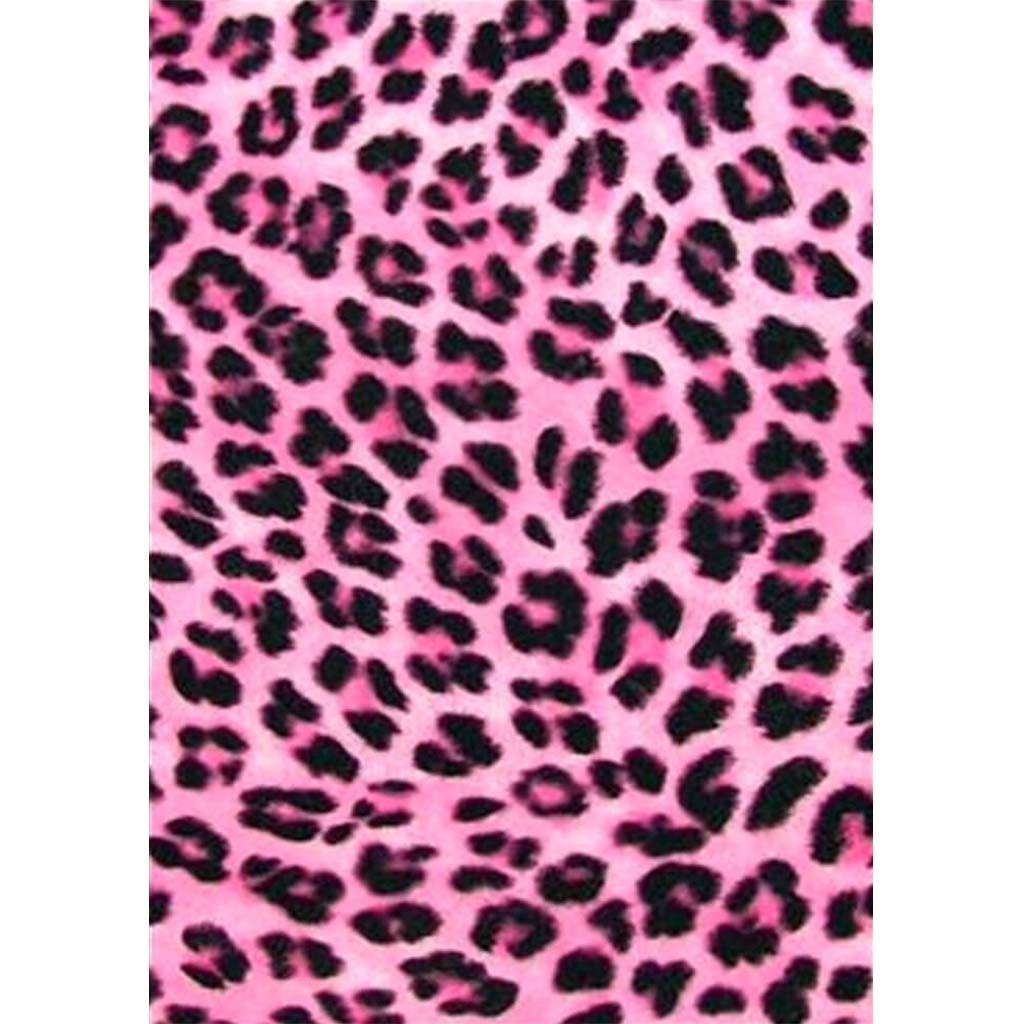 Felt Sheet 09 x 12in Pink Cheetah