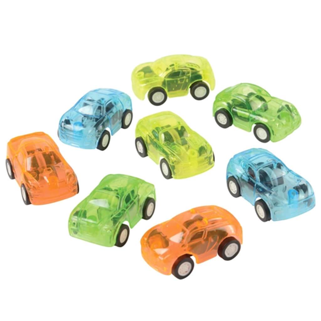 Transparent Pull Back Cars 8ct