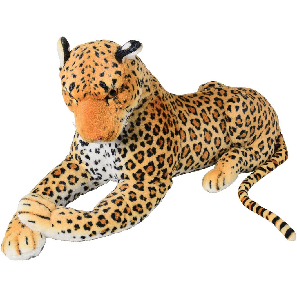 Plush Jumbo Realistic Leopard