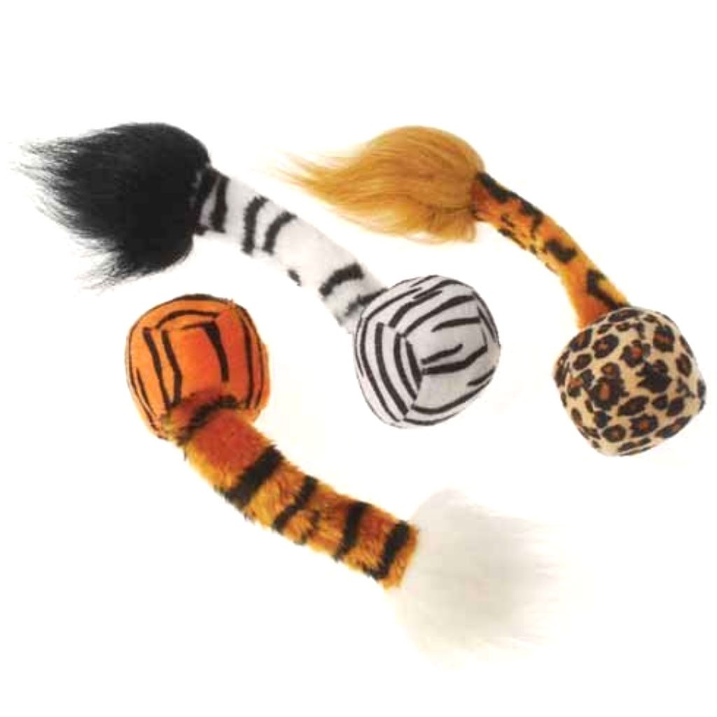 Animal Print Balls With Tails Leopard