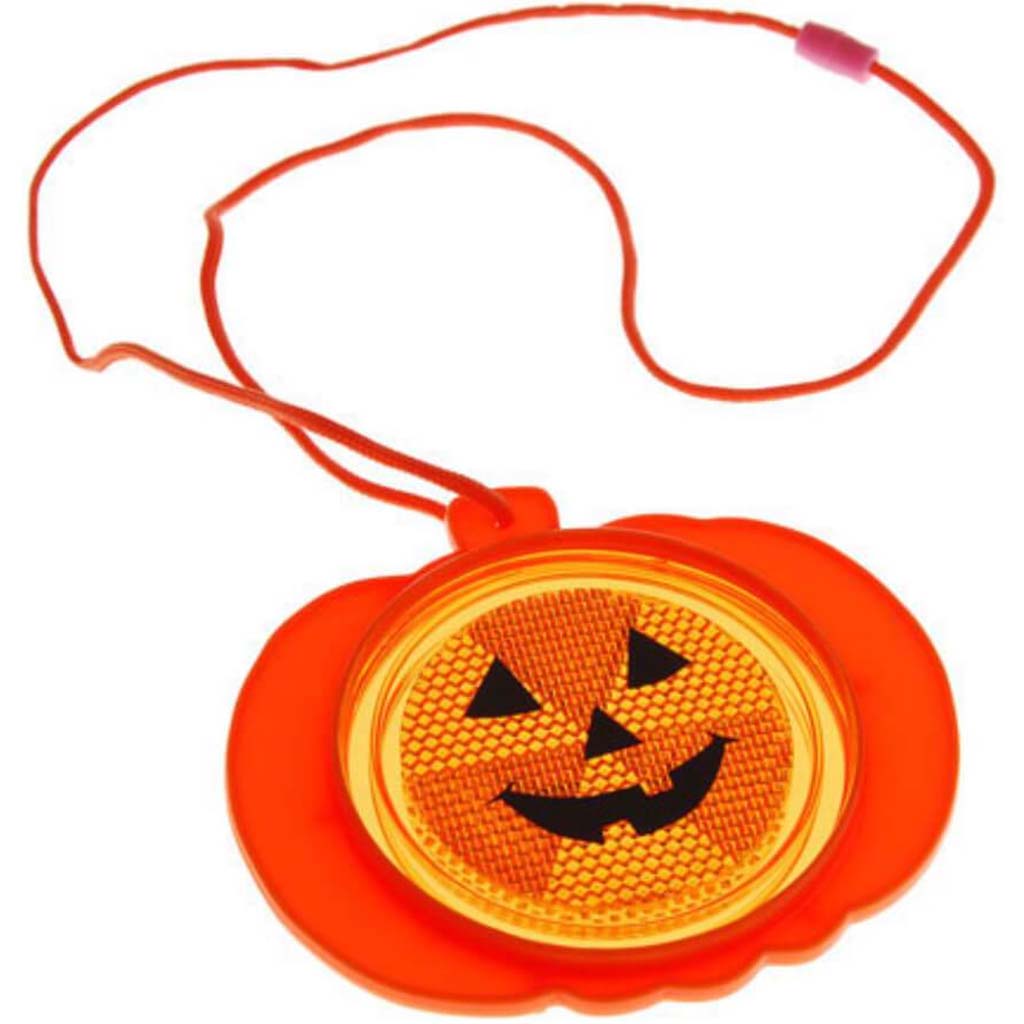 Pumpkin Reflector Necklace 