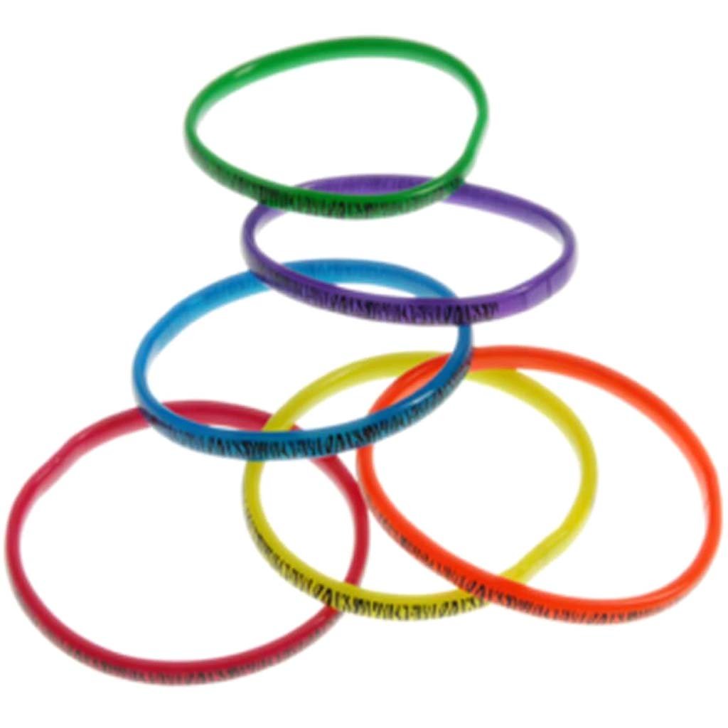 Neon Zebra Print Bangle Bracelets 