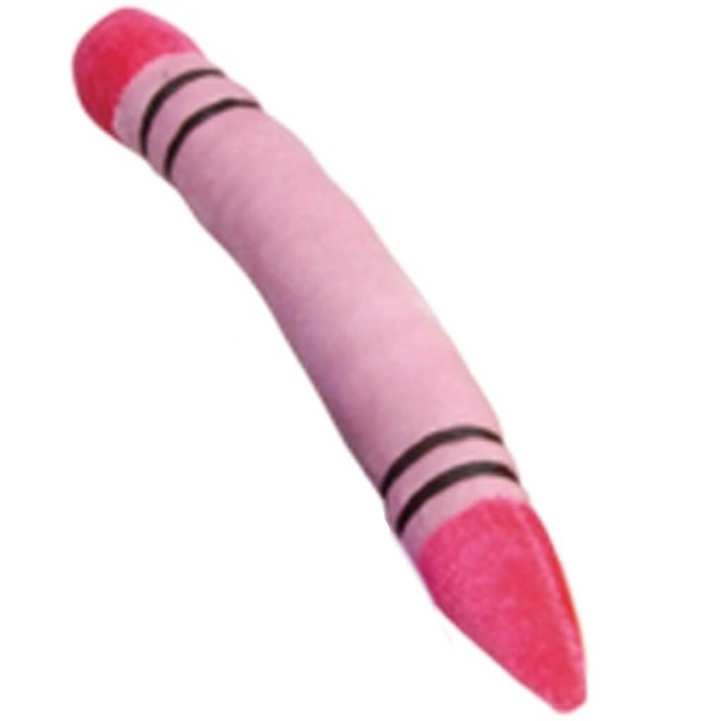 Neon Pink  Crayons Plush