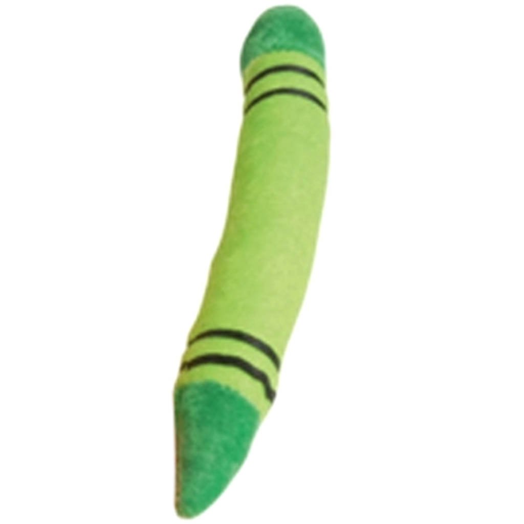 Neon Green  Crayons Plush