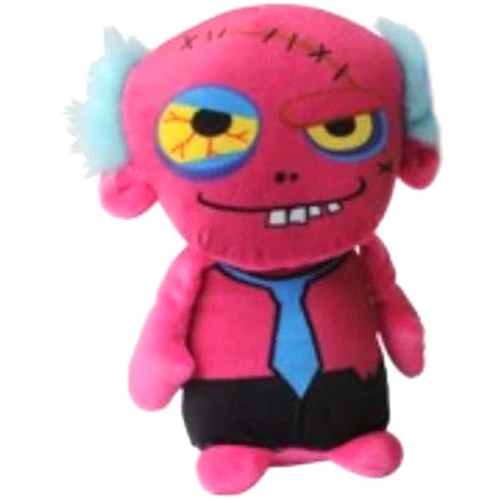 Bright Zombie Plush Pink Tie