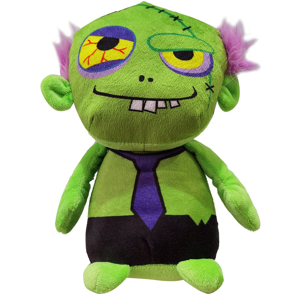 Bright Zombie Plush Green Tie