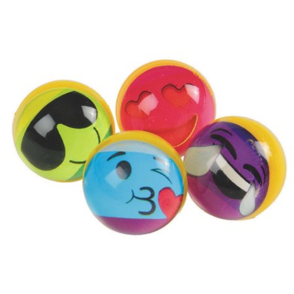 Rainbow Emoji Bounce Balls 32mm