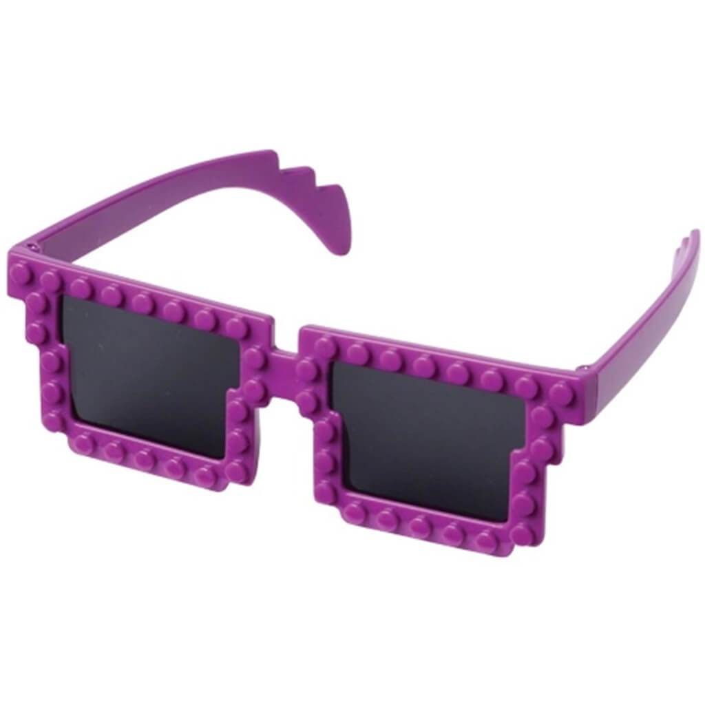 Purple Block Mania Toy Glasses