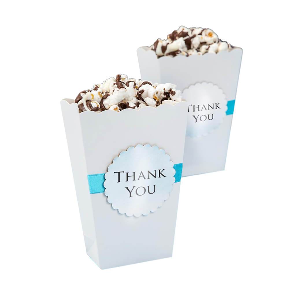 POPCORN FAVOR BOXES 6PC 5.375IN 