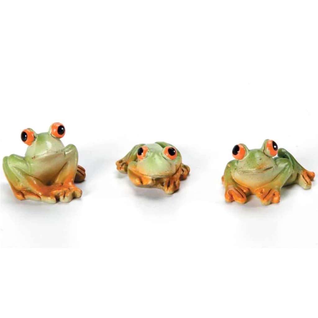 MINI FROGS RESIN 1X1.5IN 3PC 