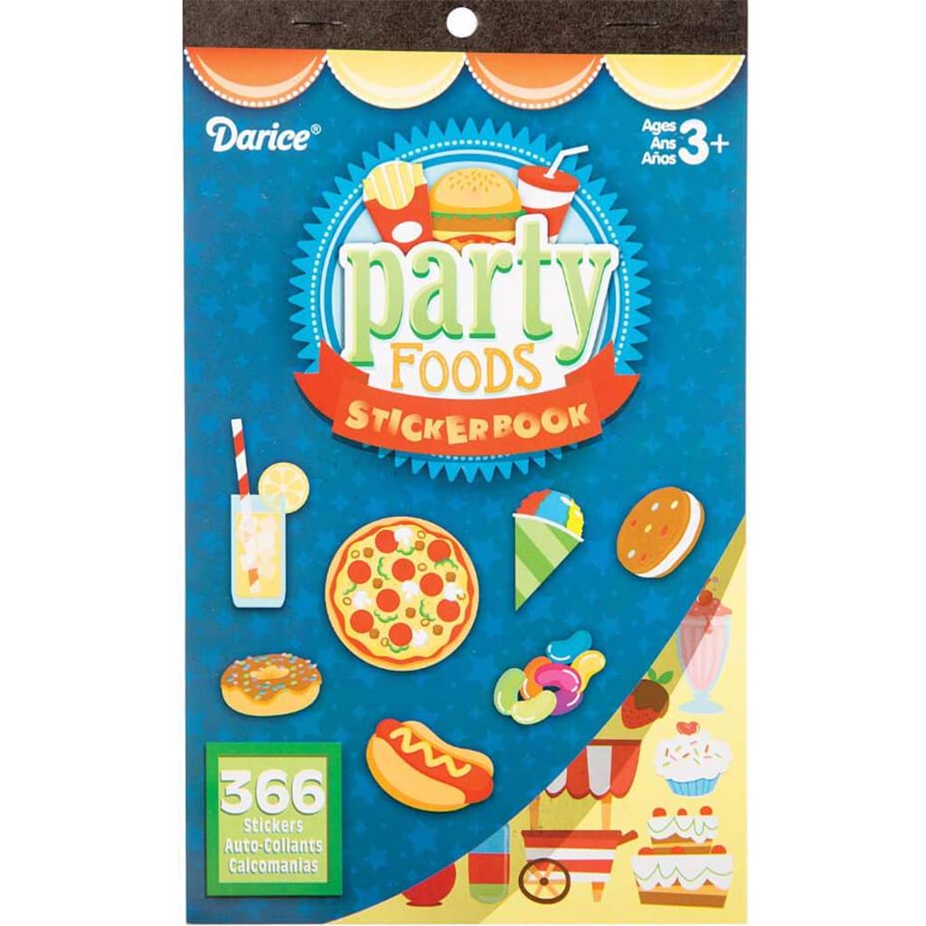 STICKER BOOK PARTY FOOD 