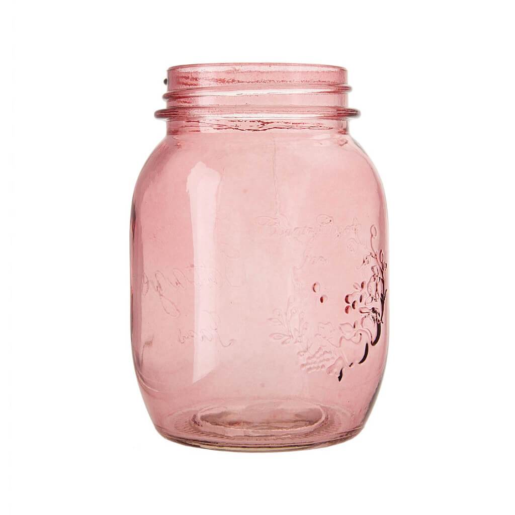 Glass Bottle Ombre Pink 5.5in