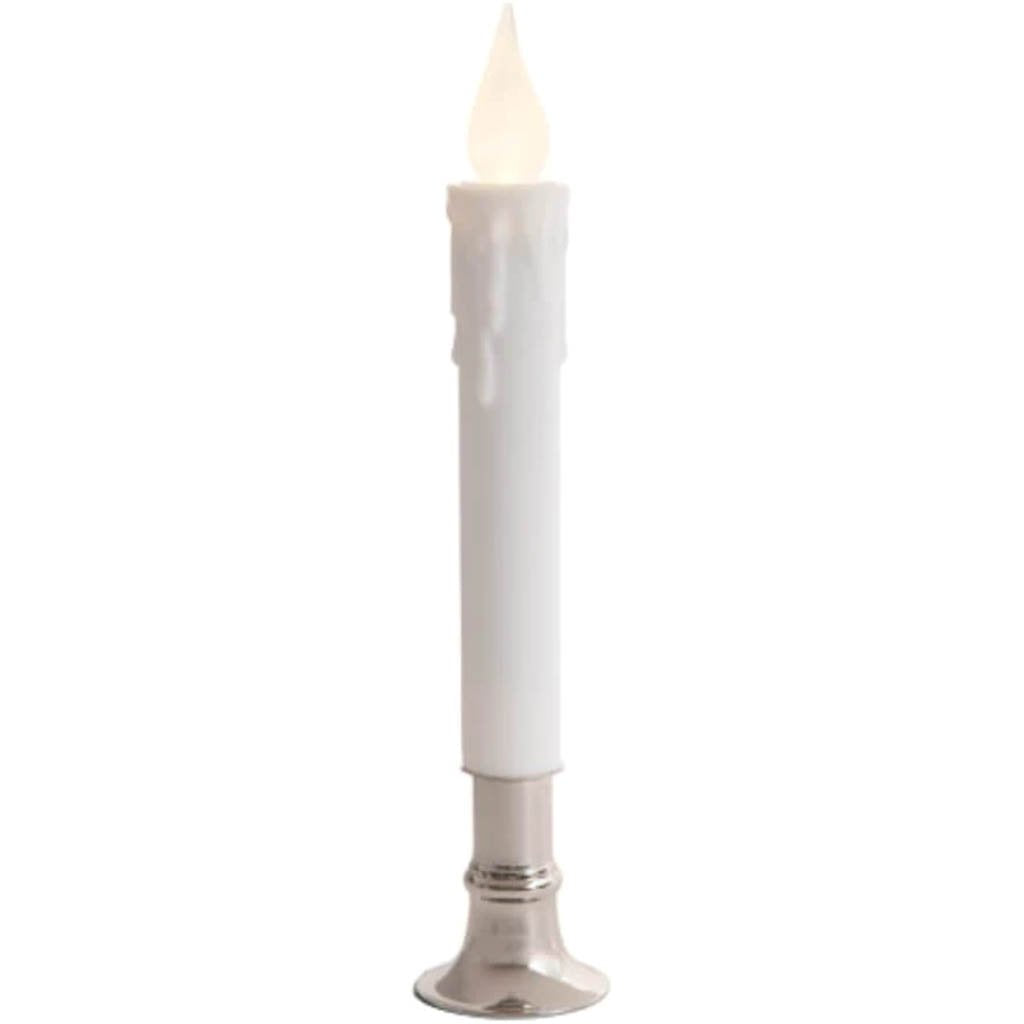 LED Candle Stick with Timer 9in 