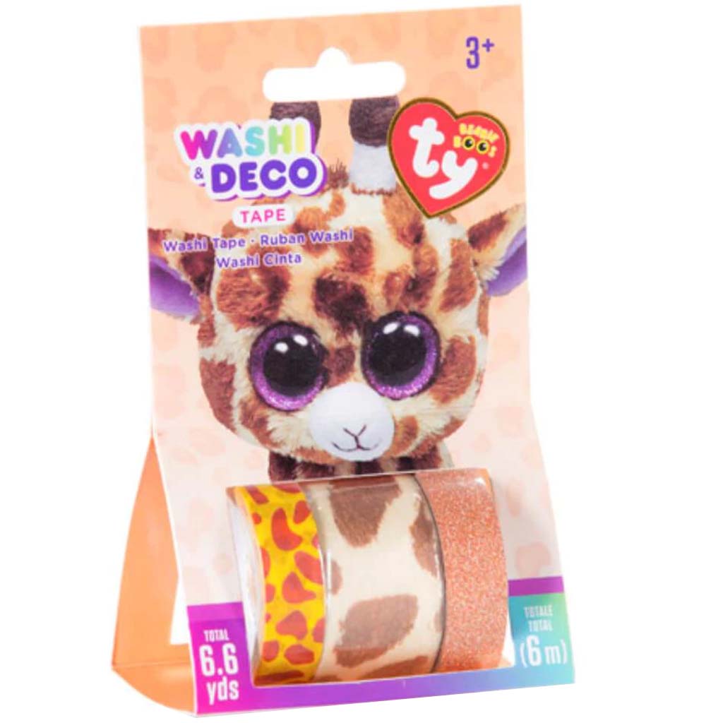 Beanie Boos?® Washi &amp; Deco Tape for Kids: Safari™ Set, 3 pieces 