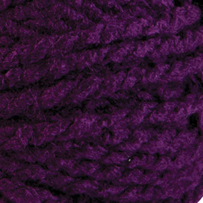 YARN PREMIUM BULKY ACRYLIC 3.5OZ SOLID DARK PURPLE 