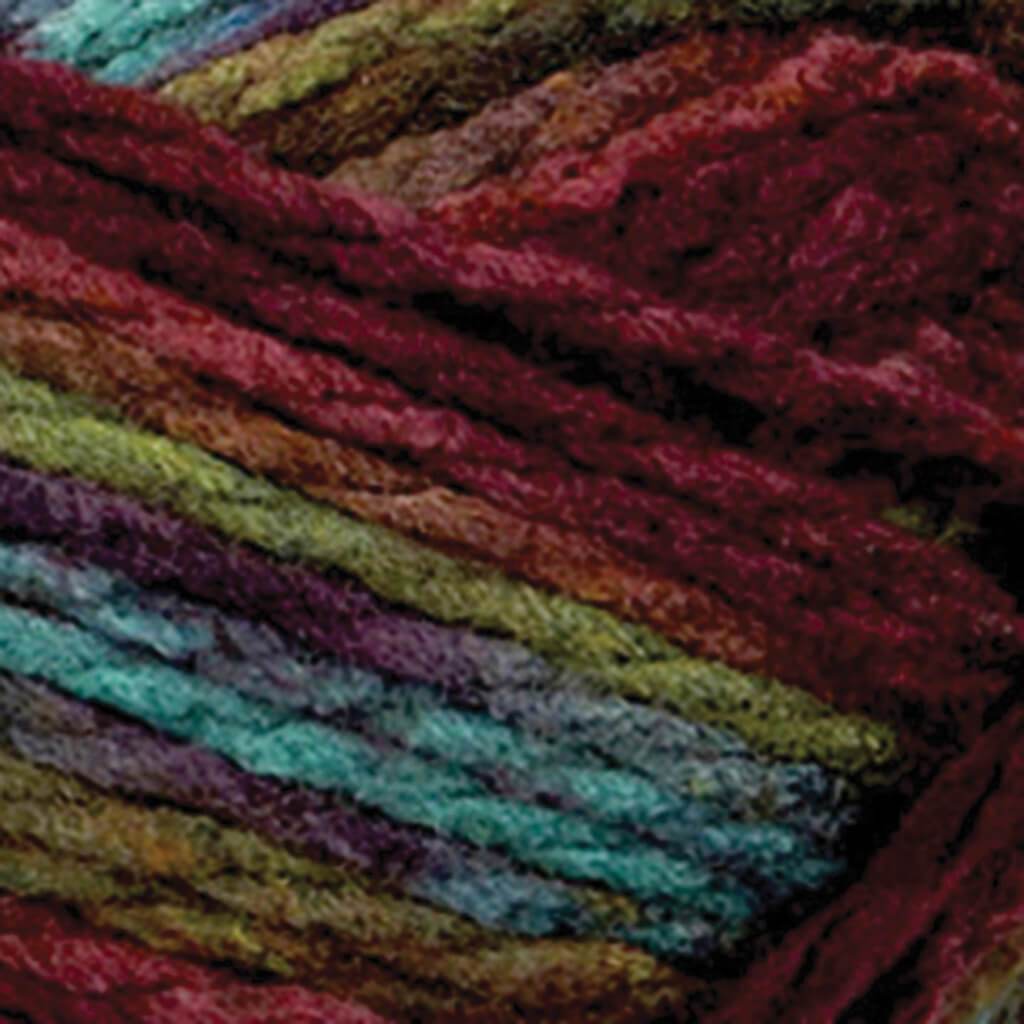 YARN PREMIUM BULKY ACRYLIC 3.5OZ MULBERRY BUSH OMBRE 