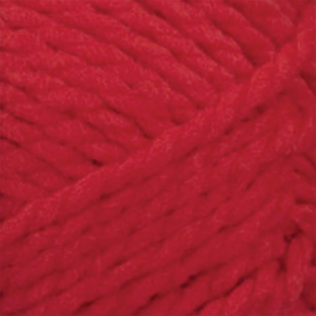 YARN PREMIUM BULKY ACRYLIC 3.5OZ SOLID TRUE RED 