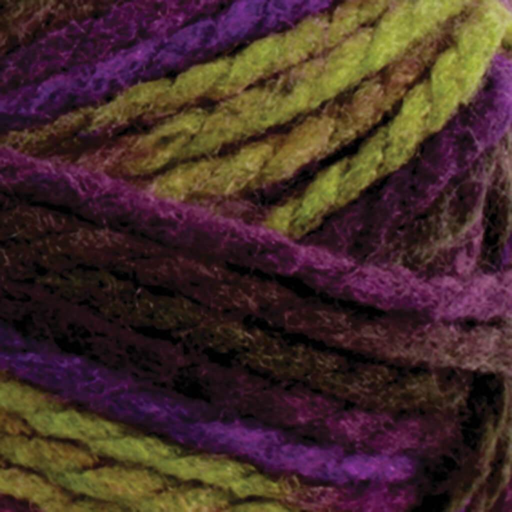 YARN PREMIUM BULKY ACRYLIC 3.5OZ EGGPLANT OMBRE 