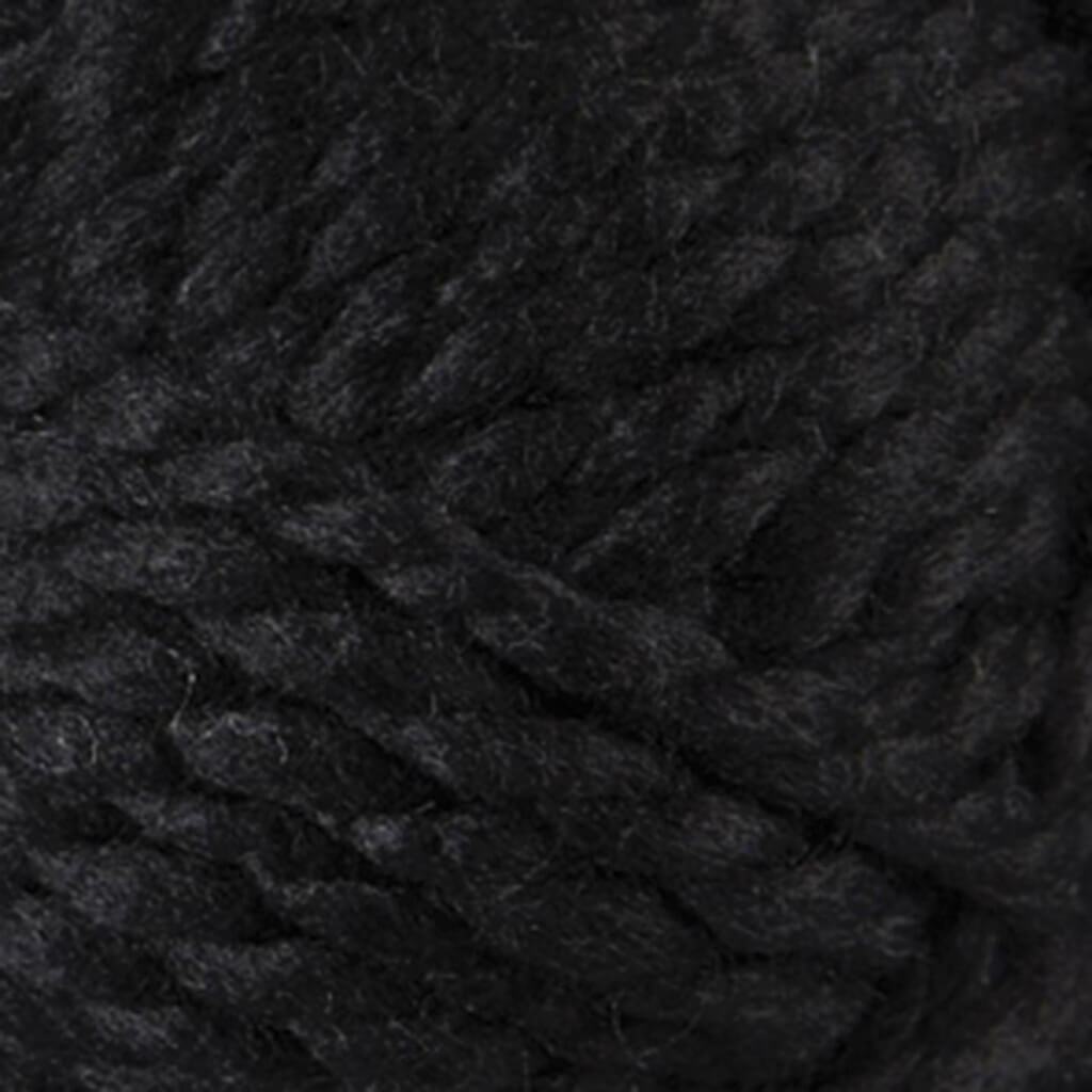 YARN SUPER BULKY WOOL BLEND 4.5OZ BLACK 