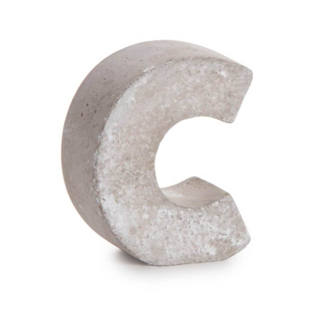 CEMENT LETTER C 3.125IN 