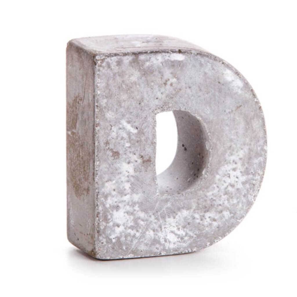 CEMENT LETTER D 3.125IN 