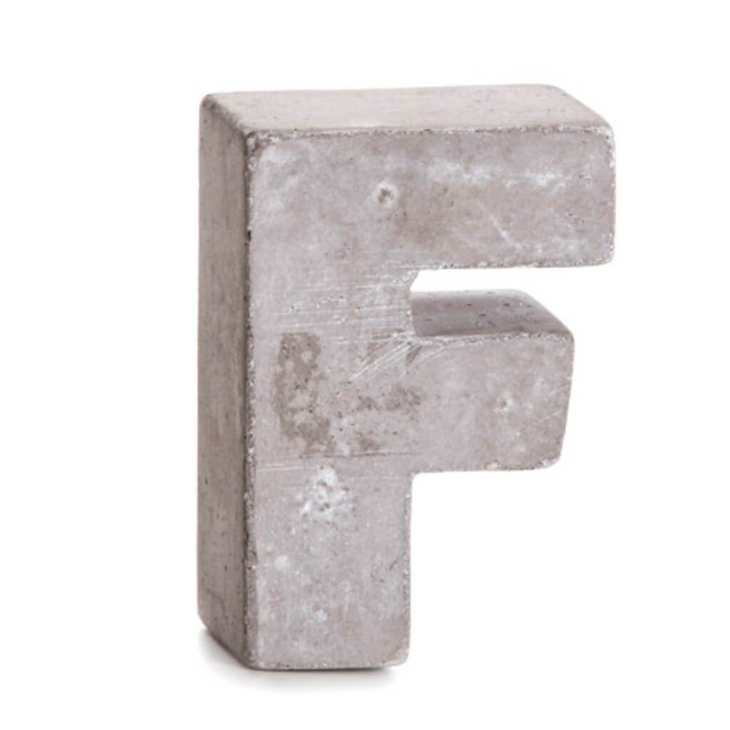 CEMENT LETTER F 3.125IN 