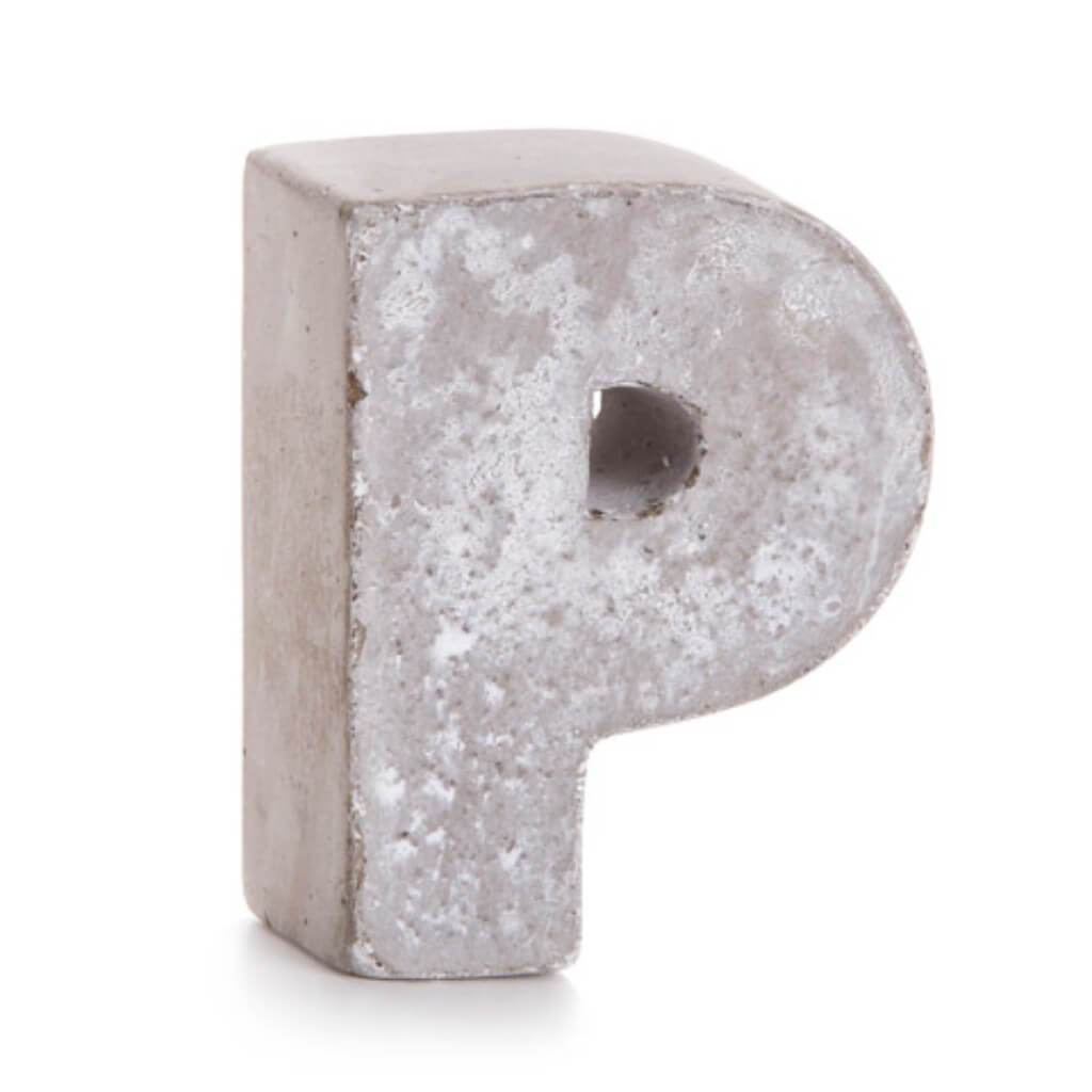 CEMENT LETTER P 3.125IN 