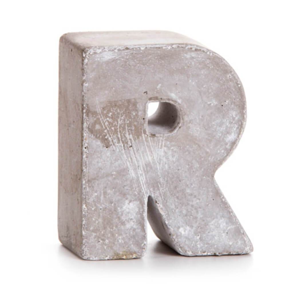 CEMENT LETTER R 3.125IN 