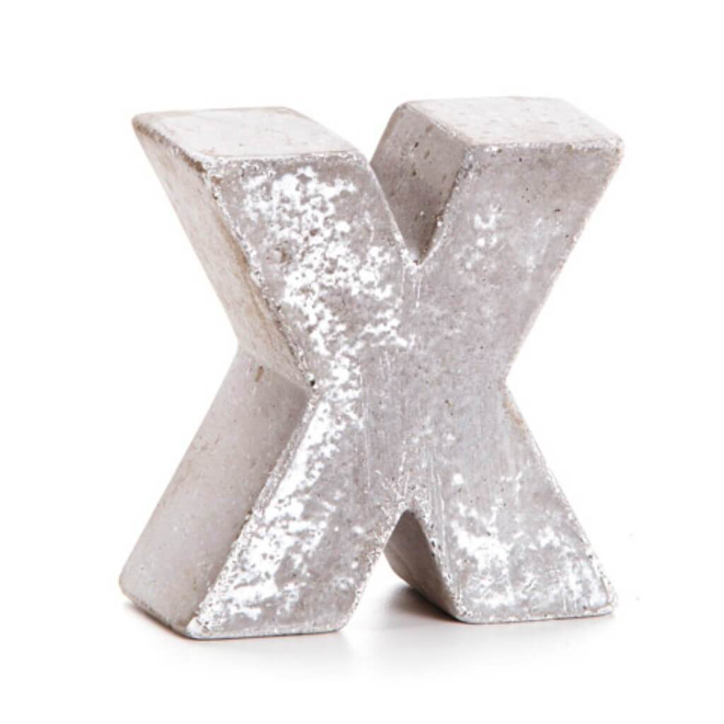 CEMENT LETTER X 3.125IN 