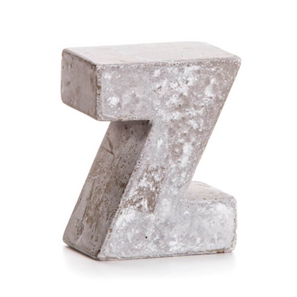 CEMENT LETTER Z 3.125IN 