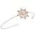 David Tutera™ Flower Girl Headband: White Headband w/Starburst Embellishment 