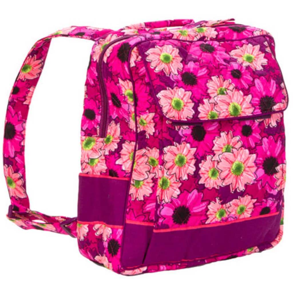 FABRIC BACKPACK FLORAL PINK 