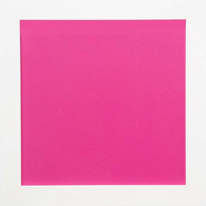 DRY ERASE BOARD W/FRAME WHITE & HOT PINK 14IN 