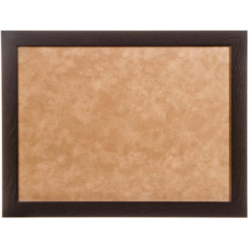 DRY ERASE BOARD W/FRAME BLACK &amp; TAUPE 17X22IN 