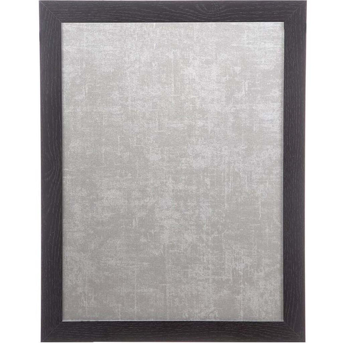 DRY ERASE BOARD W/FRAME BLACK & WORN METAL 17X22IN 