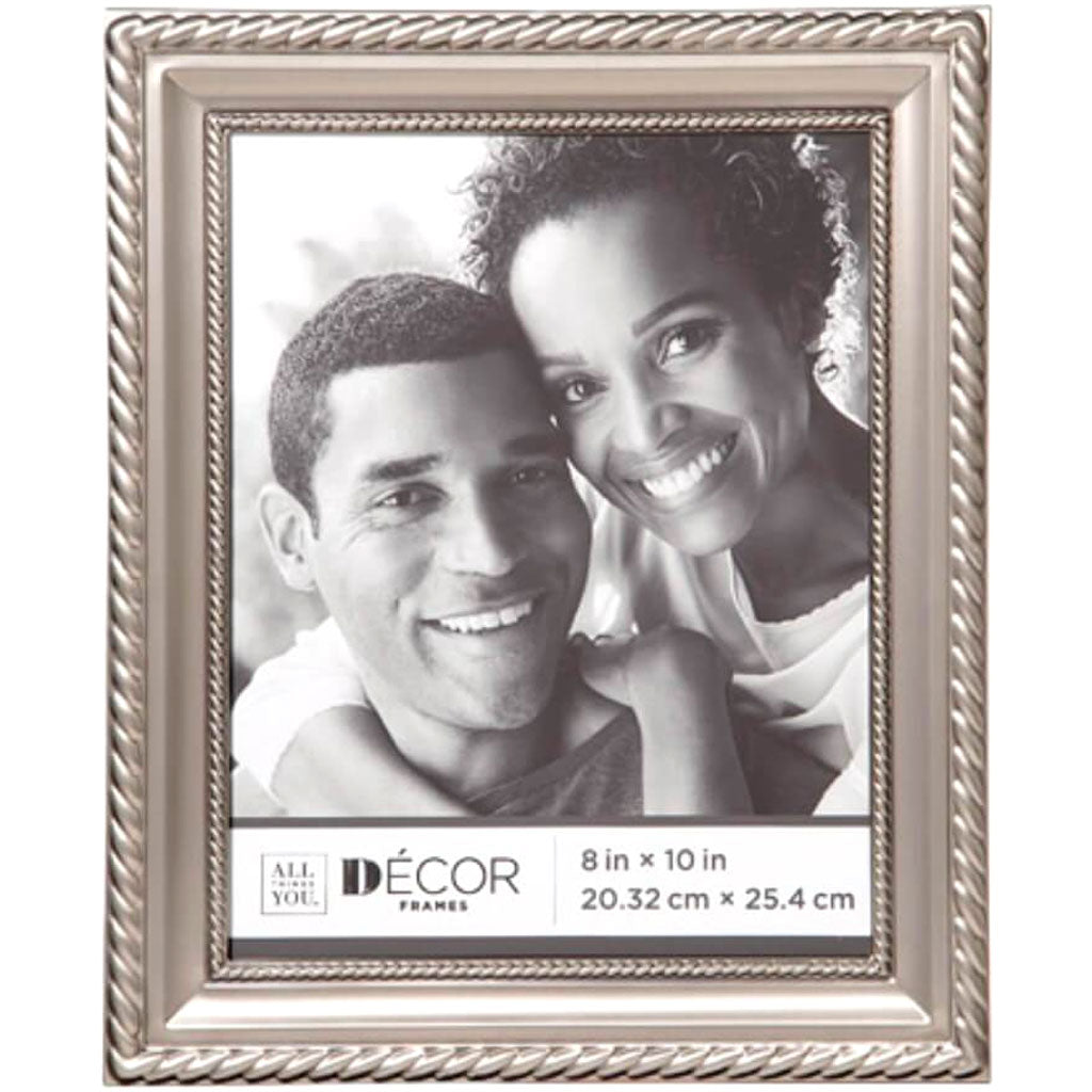 All Things You™ Rope-Textured Pewter Picture Frame: 8 x 10 inches 